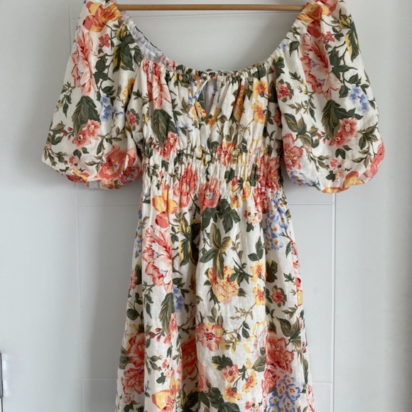 Faithfull the brand mini linen dress - Picture 2 of 3